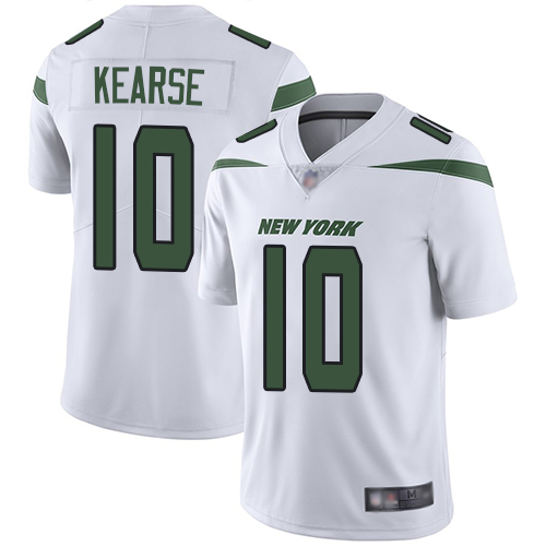 Personalized Jets #10 Jermaine Kearse White Youth Stitched Football Untouchable Limited Jersey