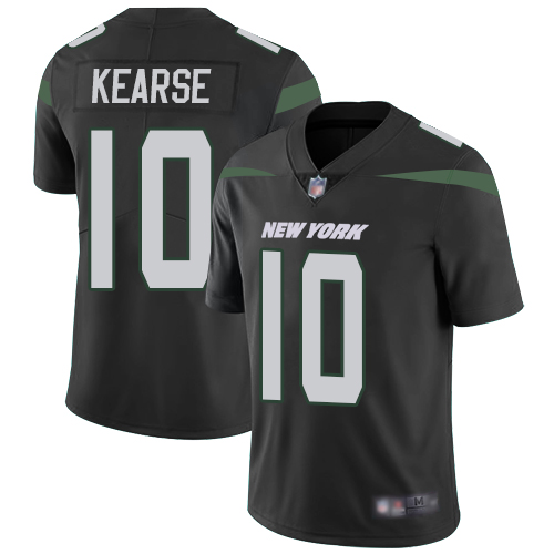 Personalized Jets #10 Jermaine Kearse Black Alternate Youth Stitched Football Untouchable Limited Jersey