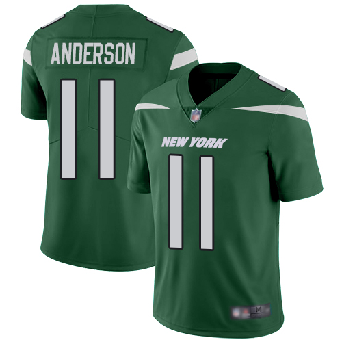 Personalized Jets #11 Robby Anderson Green Team Color Youth Stitched Football Untouchable Limited Jersey
