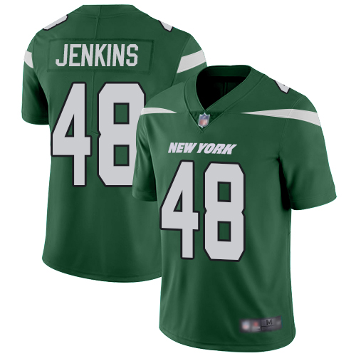 Personalized Jets #48 Jordan Jenkins Green Team Color Youth Stitched Football Untouchable Limited Jersey