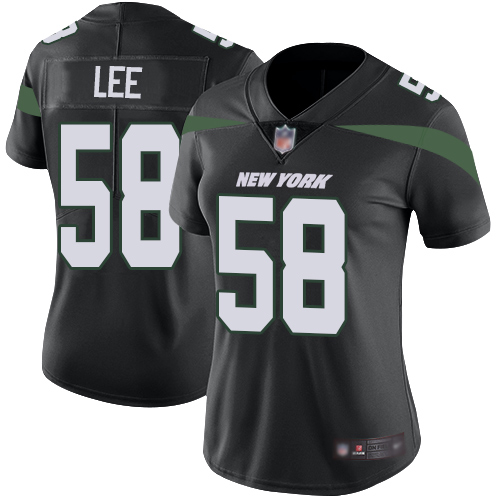 Personalized Jets #58 Darron Lee Black Alternate Women’s Stitched Football Untouchable Limited Jersey