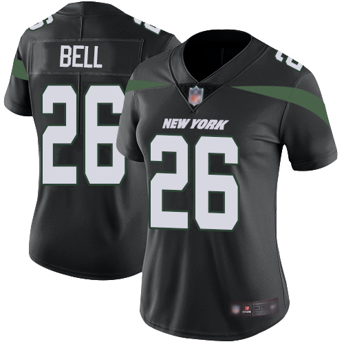 Personalized Jets #26 Le’Veon Bell Black Alternate Women’s Stitched Football Untouchable Limited Jersey