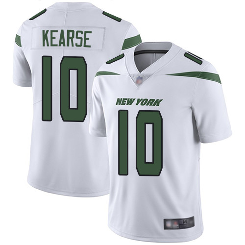 Personalized Jets #10 Jermaine Kearse White Men’s Stitched Football Untouchable Limited Jersey
