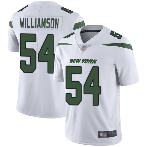 Personalized Jets #54 Avery Williamson White Men’s Stitched Football Untouchable Limited Jersey