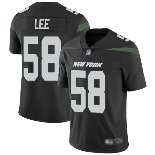 Personalized Jets #58 Darron Lee Black Alternate Men’s Stitched Football Untouchable Limited Jersey