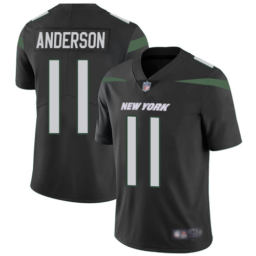 Personalized Jets #11 Robby Anderson Black Alternate Men’s Stitched Football Untouchable Limited Jersey