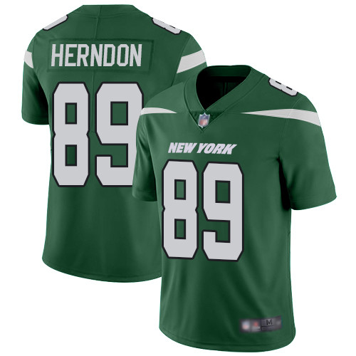 Personalized Jets #89 Chris Herndon Green Team Color Men’s Stitched Football Untouchable Limited Jersey