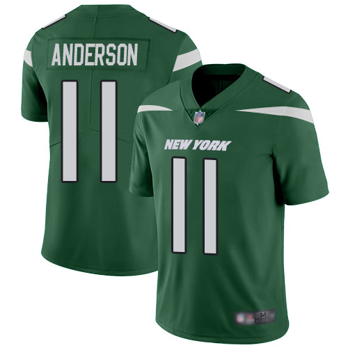 Personalized Jets #11 Robby Anderson Green Team Color Men’s Stitched Football Untouchable Limited Jersey