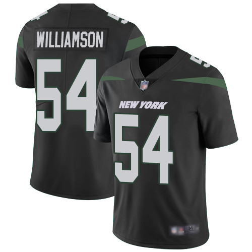 Personalized Jets #54 Avery Williamson Black Alternate Men’s Stitched Football Untouchable Limited Jersey