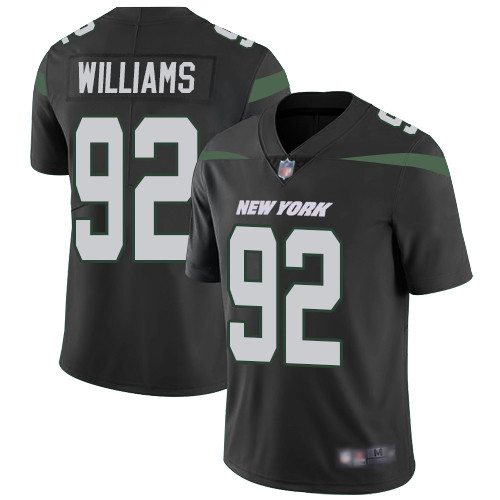 Personalized Jets #92 Leonard Williams Black Alternate Men’s Stitched Football Untouchable Limited Jersey
