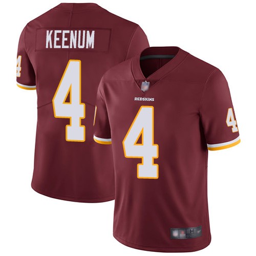 Personalized Redskins 4 Case Keenum Burgundy Untouchable Limited Jersey
