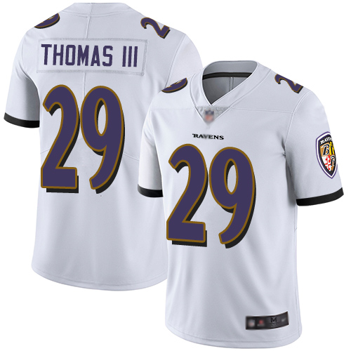Personalized Ravens #29 Earl Thomas III White Men’s Stitched Football Untouchable Limited Jersey