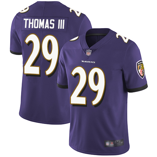 Personalized Ravens #29 Earl Thomas III Purple Team Color Men’s Stitched Football Untouchable Limited Jersey