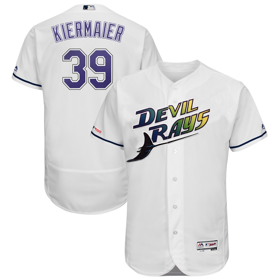 Personalized Rays 39 Kevin Kiermaier Turn Back The Clock 150th FlexBase Jersey