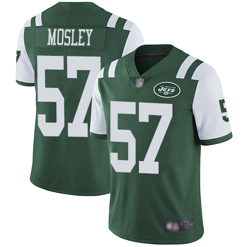 Personalized Jets #57 C.J. Mosley Green Team Color Youth Stitched Football Untouchable Limited Jersey