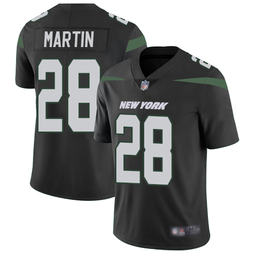 Personalized Jets #28 Curtis Martin Black Alternate Youth Stitched Football Untouchable Limited Jersey