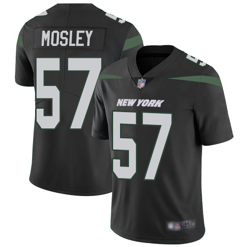 Personalized Jets #57 C.J. Mosley Black Alternate Men’s Stitched Football Untouchable Limited Jersey