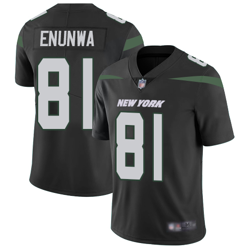 Personalized Jets #81 Quincy Enunwa Black Alternate Men’s Stitched Football Untouchable Limited Jersey