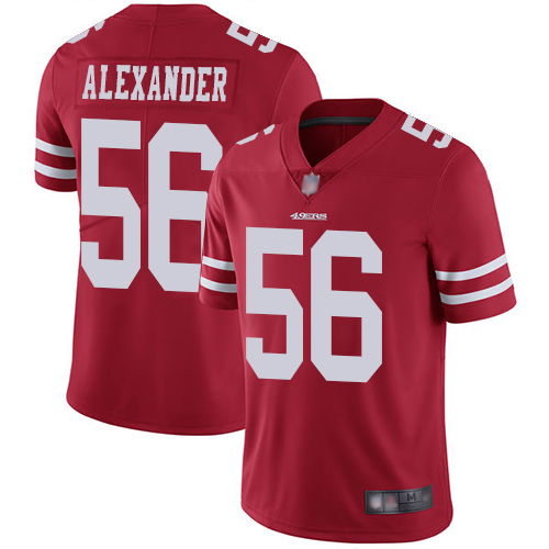 Personalized 49ers #56 Kwon Alexander Red Team Color Men’s Stitched Football Untouchable Limited Jersey