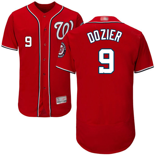 Personalized Nationals #9 Brian Dozier Red Flexbase Authentic Collection Stitched Baseball Jersey