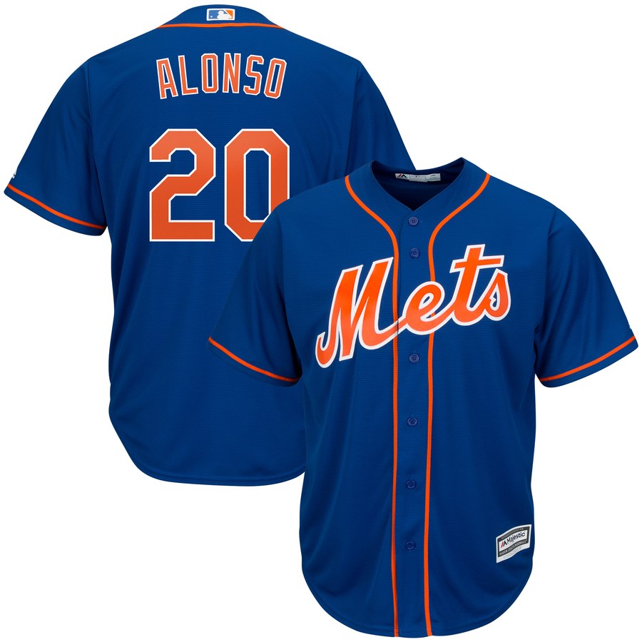 Personalized Mets 20 Pete Alonso Royal Cool Base Jersey