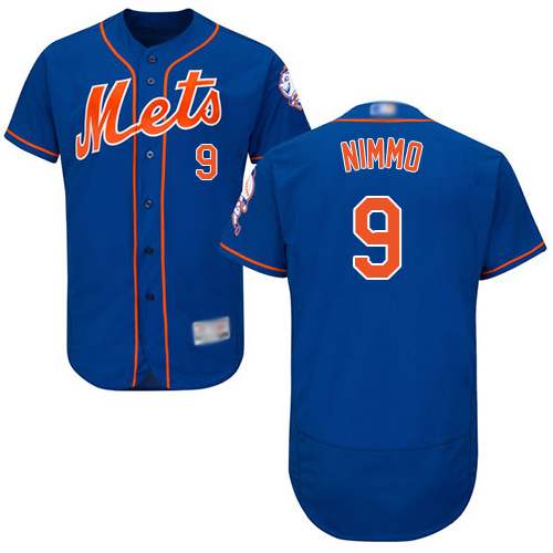 Personalized Mets #9 Brandon Nimmo Blue Flexbase Authentic Collection Stitched Baseball Jersey