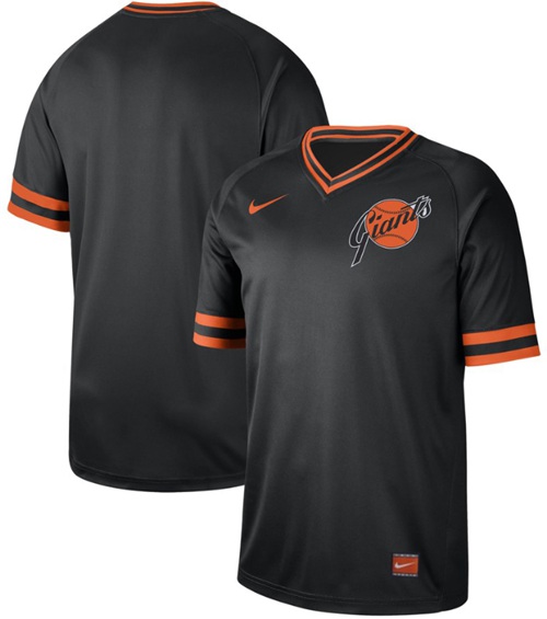Personalized Giants Blank Black Authentic Cooperstown Collection Stitched Baseball Jersey