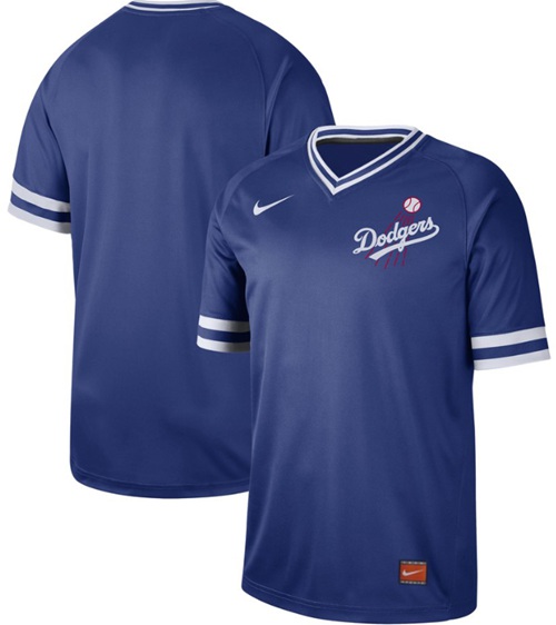 Personalized Dodgers Blank Royal Authentic Cooperstown Collection Stitched Baseball Jersey
