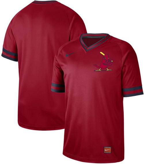 Personalized Cardinals Blank Red Authentic Cooperstown Collection Stitched Baseball Jersey