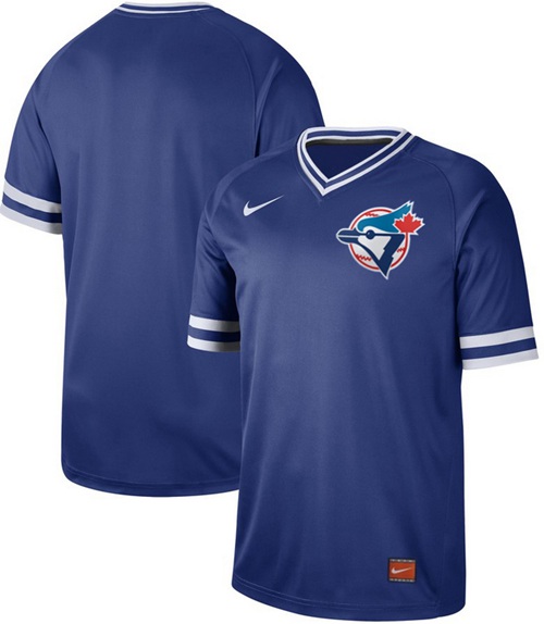 Personalized Blue Jays Blank Royal Authentic Cooperstown Collection Stitched Baseball Jersey