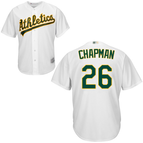 Personalized Athletics #26 Matt Chapman White New Cool Base Stitched Baseball Jersey