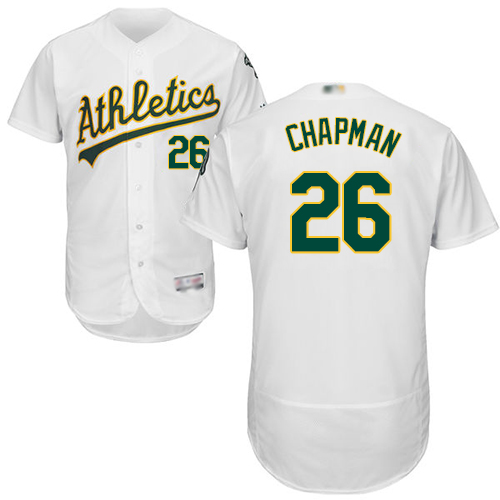 Personalized Athletics #26 Matt Chapman White Flexbase Authentic Collection Stitched Baseball Jersey