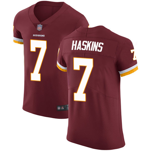 Personalized Redskins #7 Dwayne Haskins Burgundy Red Team Color Men’s Stitched Football Untouchable Elite Jersey