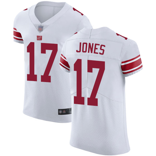 Personalized Giants #17 Daniel Jones White Men’s Stitched Football Untouchable Elite Jersey