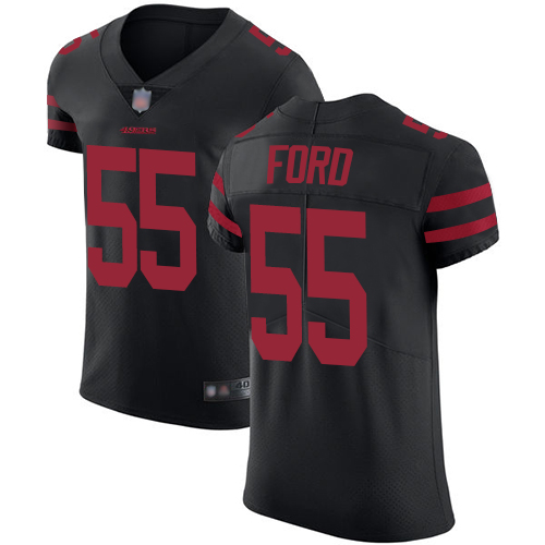 Personalized 49ers #55 Dee Ford Black Alternate Men’s Stitched Football Untouchable Elite Jersey
