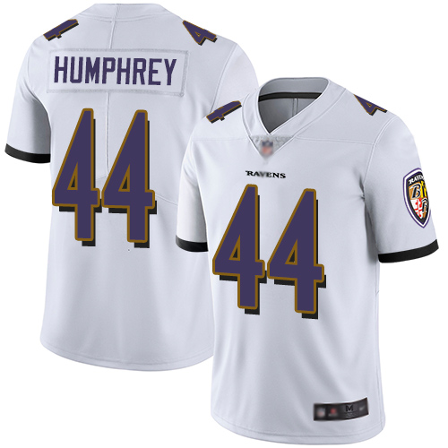 Personalized Ravens #44 Marlon Humphrey White Youth Stitched Football Untouchable Limited Jersey