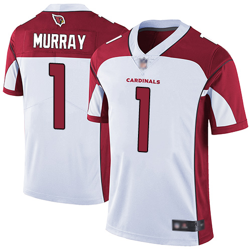 Personalized Cardinals #1 Kyler Murray White Youth Stitched Football Untouchable Limited Jersey