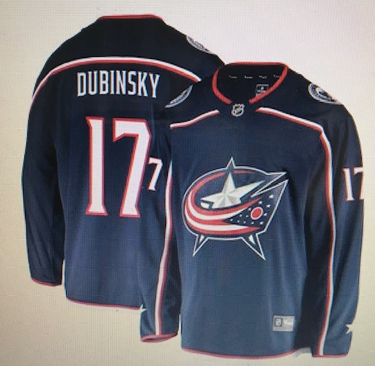 Personalized Blue Jackets #17 Brandon Dubinsky Navy Blue Home Stitched NHL Jersey