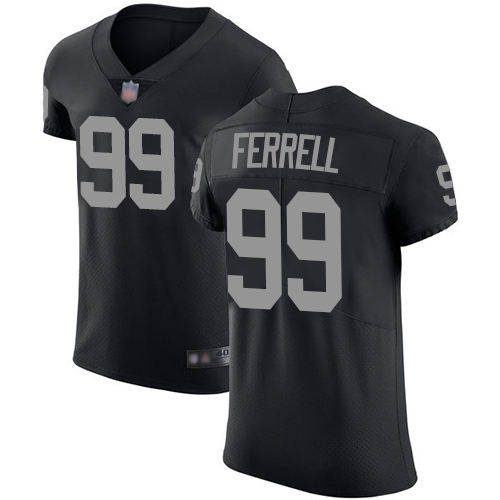 Personalized Raiders #99 Clelin Ferrell Black Team Color Men’s Stitched Football Untouchable Elite Jersey