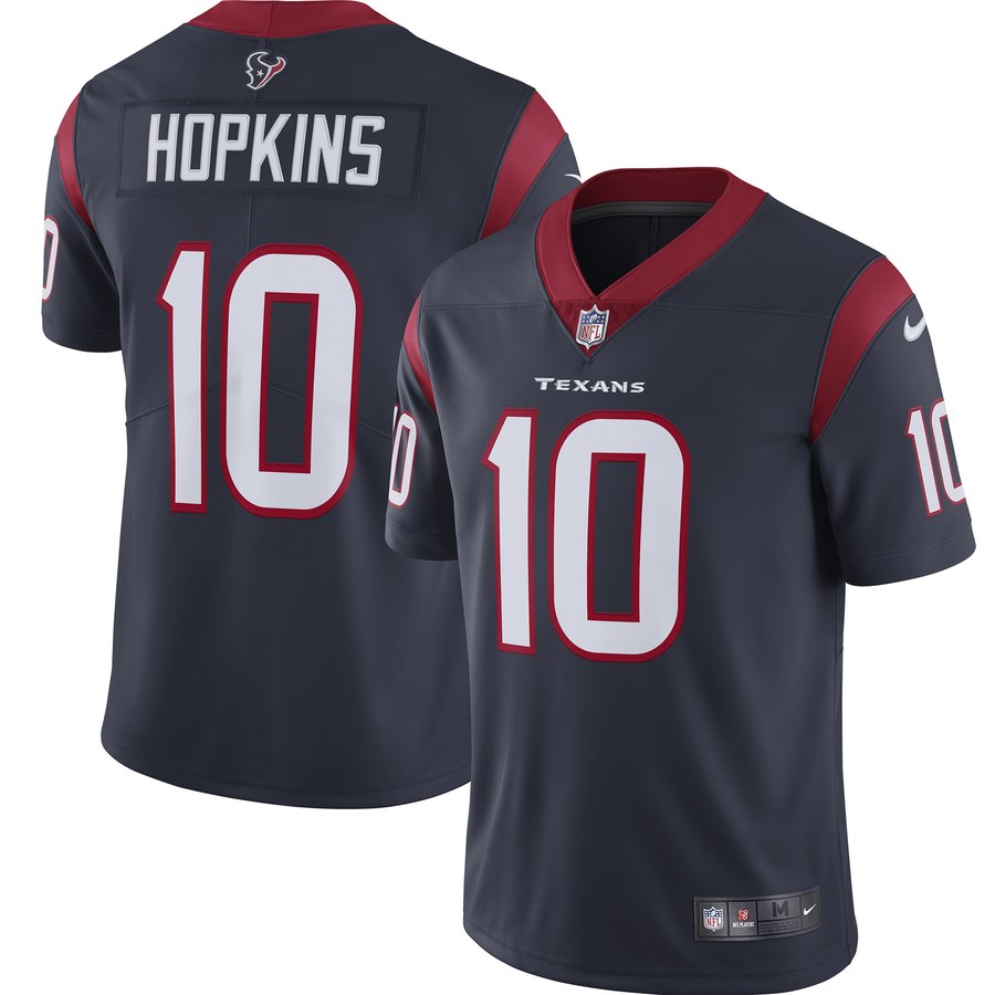 Personalized Texans 10 DeAndre Hopkins Navy Youth New 2019 Untouchable Limited Jersey