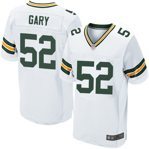 Personalized Packers #52 Rashan Gary White Men’s Stitched Football Elite Jersey