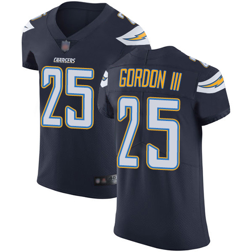 Personalized Chargers #25 Melvin Gordon III Navy Blue Team Color Men’s Stitched Football Untouchable Elite Jersey