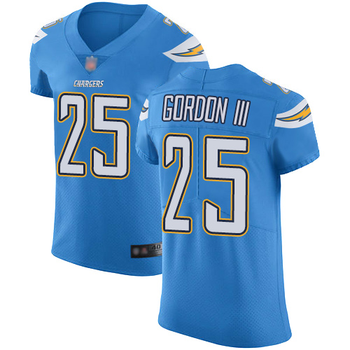 Personalized Chargers #25 Melvin Gordon III Electric Blue Alternate Men’s Stitched Football Untouchable Elite Jersey