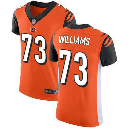 Personalized Bengals #73 Jonah Williams Orange Alternate Men’s Stitched Football Untouchable Elite Jersey