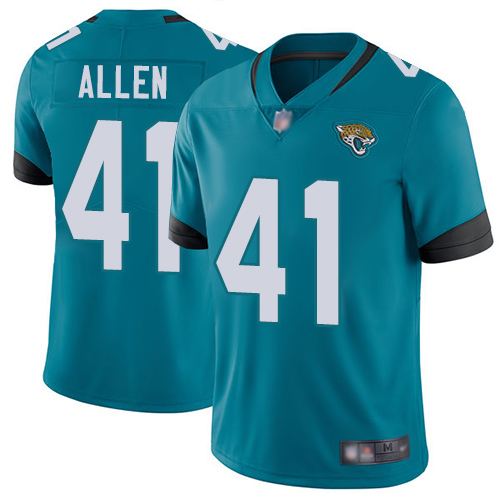 Personalized Jaguars #41 Josh Allen Teal Green Alternate Youth Stitched Football Untouchable Limited Jersey