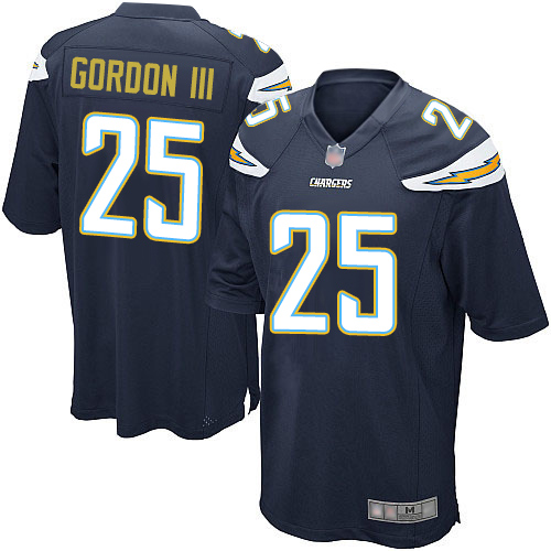 Personalized Chargers #25 Melvin Gordon III Navy Blue Team Color Youth Stitched Football New Elite Jersey