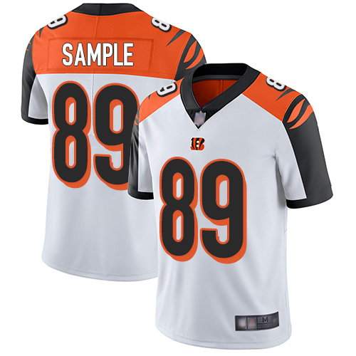 Personalized Bengals #89 Drew Sample White Youth Stitched Football Untouchable Limited Jersey