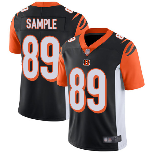Personalized Bengals #89 Drew Sample Black Team Color Youth Stitched Football Untouchable Limited Jersey