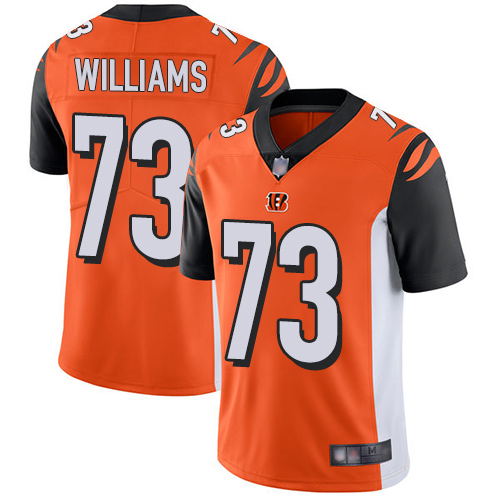 Personalized Bengals #73 Jonah Williams Orange Alternate Youth Stitched Football Untouchable Limited Jersey