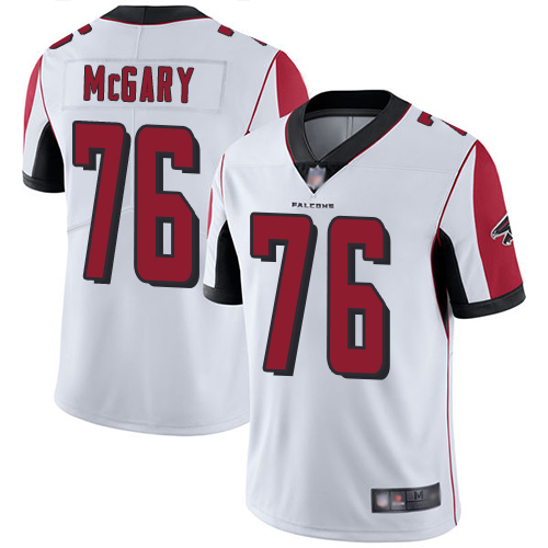 Personalized Falcons #76 Kaleb McGary White Men’s Stitched Football Untouchable Limited Jersey